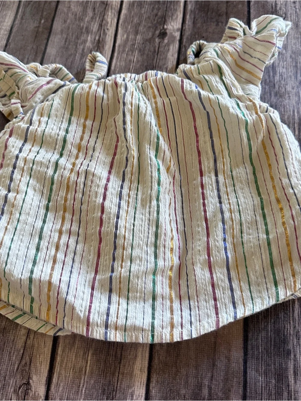 Old navy rainbow blouse vguc 12/18